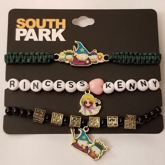 South Park Stick Of Truth Bracelet Set Cartman Kyle Stan Butters Princess Kenny - Picture 4 of 6